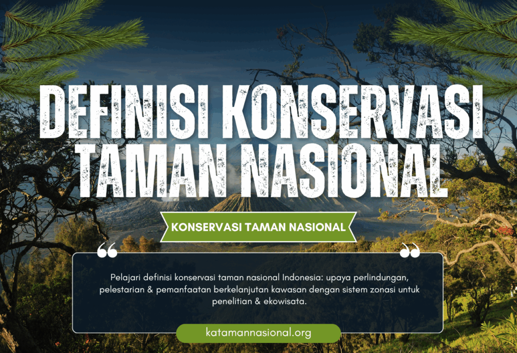 DEFINISI KONSERVASI TAMAN NASIONAL